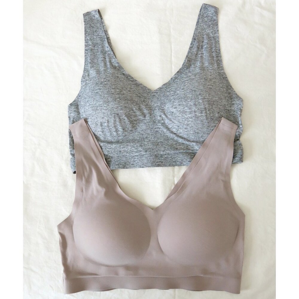 2 SOMA Enbliss Bralettes M Soft Wireless Removable Cups